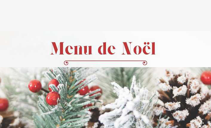 Menu Noel